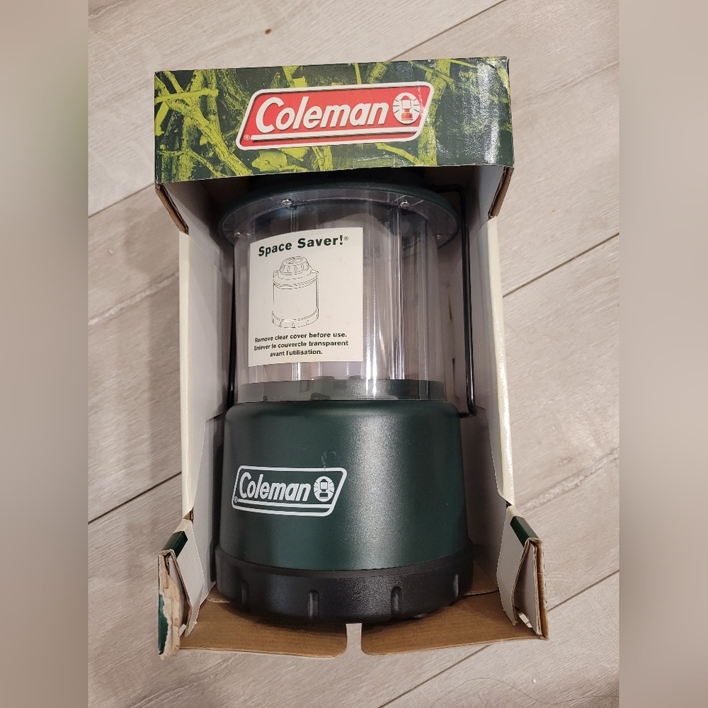 Coleman Green Space Saver Pack-away Lantern Battery Operated